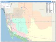 Collier <br /> Wall Map <br /> Color Cast Style 2025 Map