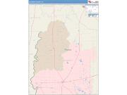 Gilchrist <br /> Wall Map <br /> Color Cast Style 2025 Map