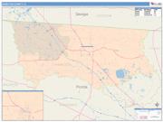 Hamilton <br /> Wall Map <br /> Color Cast Style 2025 Map