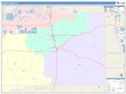 Hardee <br /> Wall Map <br /> Color Cast Style 2025 Map