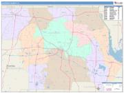 Jackson <br /> Wall Map <br /> Color Cast Style 2025 Map