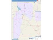 Jefferson <br /> Wall Map <br /> Color Cast Style 2025 Map
