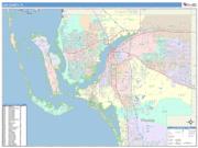Lee <br /> Wall Map <br /> Color Cast Style 2025 Map