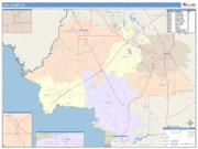 Levy <br /> Wall Map <br /> Color Cast Style 2025 Map