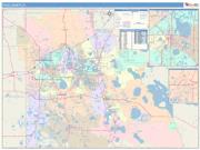 Polk <br /> Wall Map <br /> Color Cast Style 2025 Map