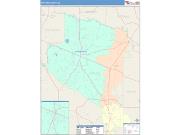 Appling <br /> Wall Map <br /> Color Cast Style 2025 Map