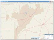 Baker <br /> Wall Map <br /> Color Cast Style 2025 Map