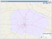 Ben Hill <br /> Wall Map <br /> Color Cast Style 2025 Map