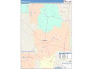 Berrien <br /> Wall Map <br /> Color Cast Style 2025 Map