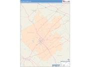 Bleckley <br /> Wall Map <br /> Color Cast Style 2025 Map