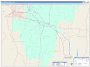 Catoosa <br /> Wall Map <br /> Color Cast Style 2025 Map