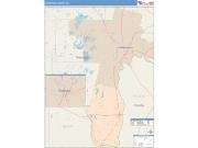 Charlton <br /> Wall Map <br /> Color Cast Style 2025 Map