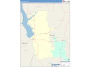 Clay <br /> Wall Map <br /> Color Cast Style 2025 Map