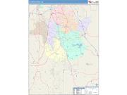 Clayton <br /> Wall Map <br /> Color Cast Style 2025 Map