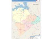 Columbia <br /> Wall Map <br /> Color Cast Style 2025 Map