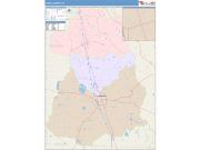 Cook <br /> Wall Map <br /> Color Cast Style 2025 Map