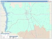 Crisp <br /> Wall Map <br /> Color Cast Style 2025 Map