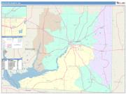 Decatur <br /> Wall Map <br /> Color Cast Style 2025 Map