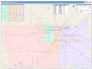 Dougherty <br /> Wall Map <br /> Color Cast Style 2025 Map