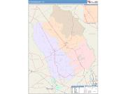 Effingham <br /> Wall Map <br /> Color Cast Style 2025 Map