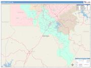 Fannin <br /> Wall Map <br /> Color Cast Style 2025 Map