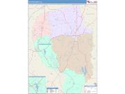 Fayette <br /> Wall Map <br /> Color Cast Style 2025 Map
