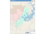 Forsyth <br /> Wall Map <br /> Color Cast Style 2025 Map