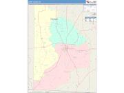 Grady <br /> Wall Map <br /> Color Cast Style 2025 Map