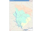 Greene <br /> Wall Map <br /> Color Cast Style 2025 Map