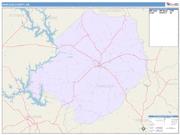 Hancock <br /> Wall Map <br /> Color Cast Style 2025 Map