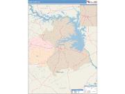 Hart <br /> Wall Map <br /> Color Cast Style 2025 Map