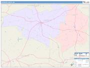 Johnson <br /> Wall Map <br /> Color Cast Style 2025 Map