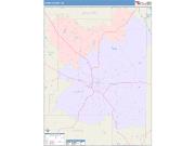 Lamar <br /> Wall Map <br /> Color Cast Style 2025 Map