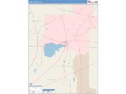 Lanier <br /> Wall Map <br /> Color Cast Style 2025 Map