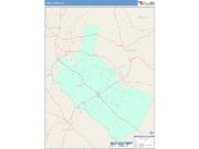 Long <br /> Wall Map <br /> Color Cast Style 2025 Map