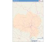 Lumpkin <br /> Wall Map <br /> Color Cast Style 2025 Map