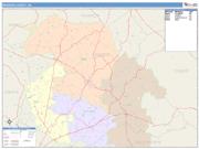 Madison <br /> Wall Map <br /> Color Cast Style 2025 Map
