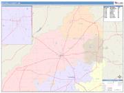 Mitchell <br /> Wall Map <br /> Color Cast Style 2025 Map
