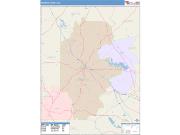 Monroe <br /> Wall Map <br /> Color Cast Style 2025 Map