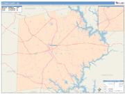 Putnam <br /> Wall Map <br /> Color Cast Style 2025 Map