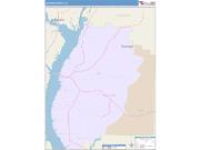 Quitman <br /> Wall Map <br /> Color Cast Style 2025 Map