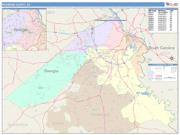 Richmond <br /> Wall Map <br /> Color Cast Style 2025 Map