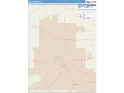 Schley <br /> Wall Map <br /> Color Cast Style 2025 Map