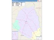 Screven <br /> Wall Map <br /> Color Cast Style 2025 Map