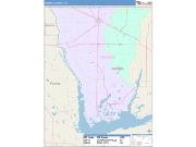 Seminole <br /> Wall Map <br /> Color Cast Style 2025 Map
