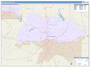 Spalding <br /> Wall Map <br /> Color Cast Style 2025 Map