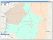 Stewart <br /> Wall Map <br /> Color Cast Style 2025 Map