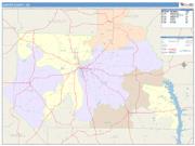 Sumter <br /> Wall Map <br /> Color Cast Style 2025 Map