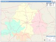 Taylor <br /> Wall Map <br /> Color Cast Style 2025 Map