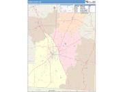 Thomas <br /> Wall Map <br /> Color Cast Style 2025 Map